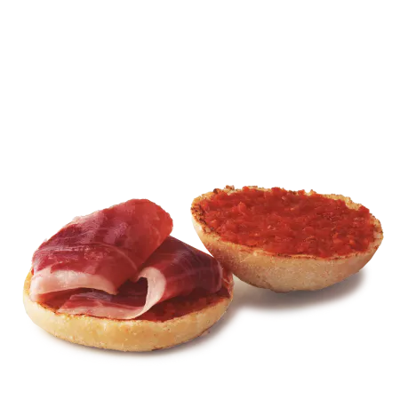 Imagen de producto Tostada con tomate y jamón