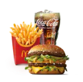 Coca Cola, patatas y una Big Mac