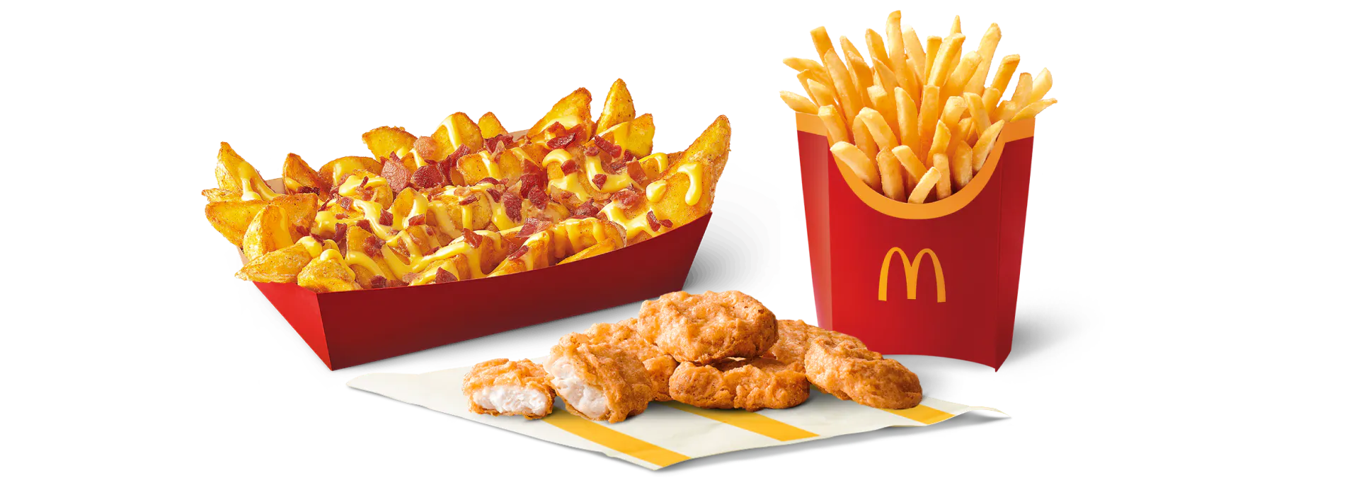 Patatas, McNuggets y Patatas Deluxe
