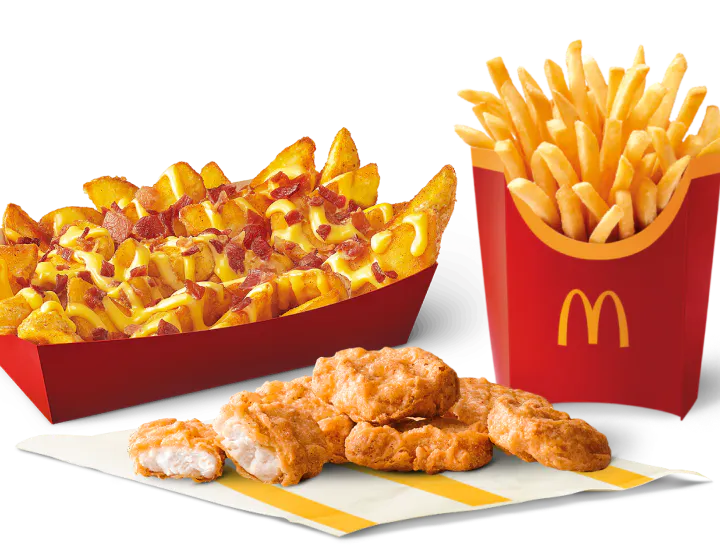 Patatas, McNuggets y Patatas Deluxe