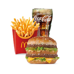 Coca Cola, patatas y una Big Mac