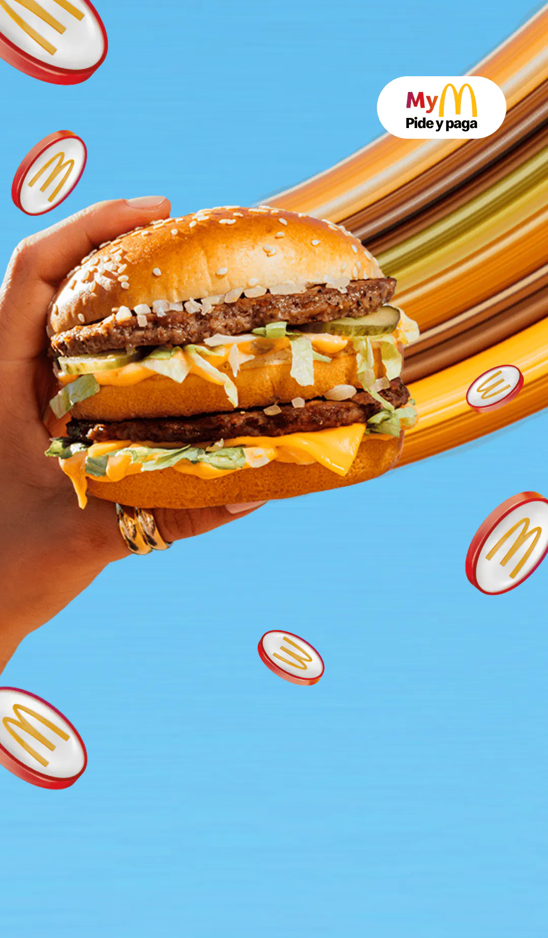 Story 3: Sorteo de 1 menú gratis semanal, durante un año con Pide y Paga